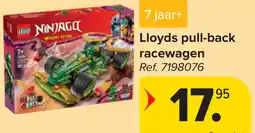 Carrefour Lego ninjago Lloyds pull-back racewagen aanbieding