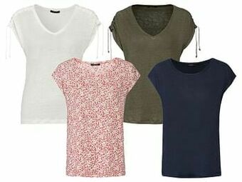 Lidl ESMARA® Nonchalant linnen T-shirt aanbieding