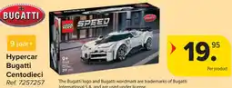 Carrefour Lego Speed Hypercar Bugatti Centodieci aanbieding