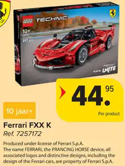 Carrefour Lego Technic Ferrari FXX K aanbieding