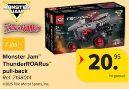Carrefour Lego Technic Monster Jam ThunderROARus pull-back aanbieding