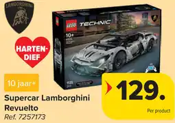 Carrefour Lego Technic Supercar Lamborghini Revuelto aanbieding
