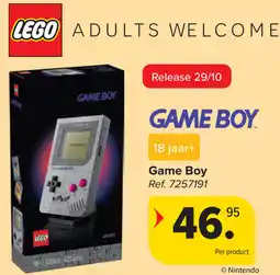 Carrefour Lego Game boy aanbieding