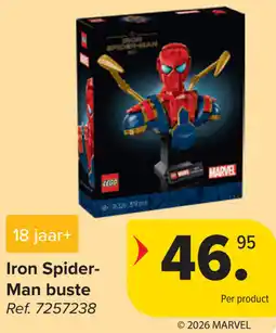 Carrefour Lego Iron Spider-Man buste aanbieding