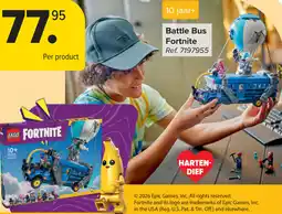 Carrefour Lego Fortnite Battle Bus Fortnite aanbieding