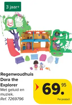 Carrefour Regenwoudhuis Dora the Explorer aanbieding