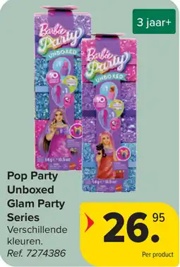 Carrefour Pop Party Unboxed Glam Party Series aanbieding