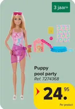 Carrefour Puppy pool party aanbieding
