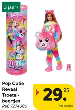 Carrefour Pop Cutie Reveal Troetelbeertjes aanbieding