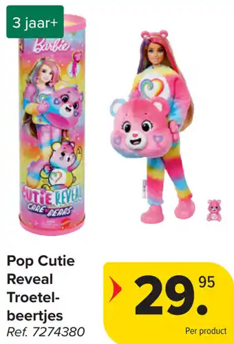 Carrefour Pop Cutie Reveal Troetelbeertjes aanbieding