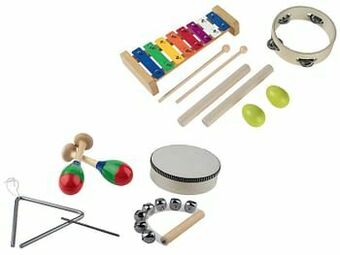 Sheffield Muziekinstrumenten, set van 4