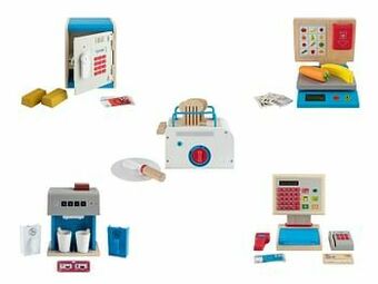 Lidl PLAYTIVE® Houten koffiezet, broodrooster, kluis, kassa of weegschaal aanbieding