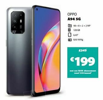 Base Oppo a94 5g aanbieding