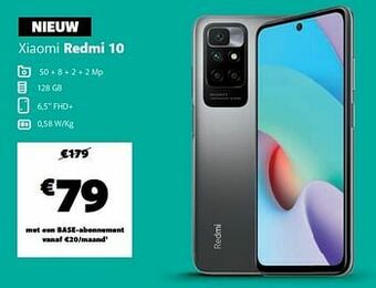 Base Xiaomi redmi 10 aanbieding