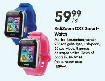 Fun Kidizoom dx2 smartwatch aanbieding