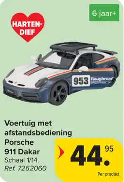 Carrefour Voertuig met afstandsbediening Porsche 911 Dakar aanbieding