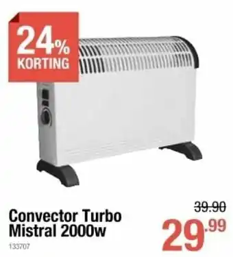 Cevo Convector turbo mistral aanbieding