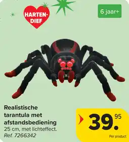 Carrefour Realistische tarantula met afstandsbediening aanbieding