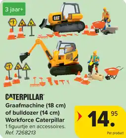 Carrefour Caterpillar Graafmachine of bulldozer Workforce Caterpillar aanbieding
