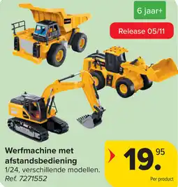 Carrefour Werfmachine met afstandsbediening aanbieding