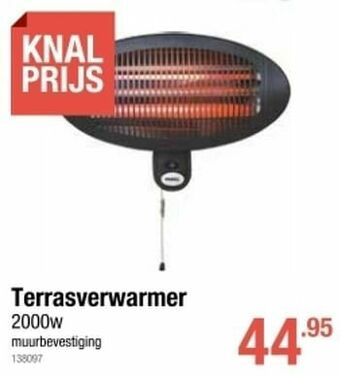 Cevo Terrasverwarmer aanbieding
