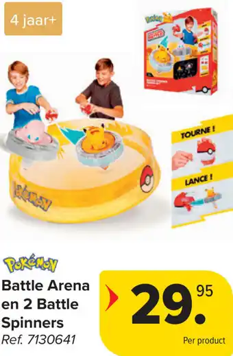 Carrefour Battle Arena en 2 Battle Spinners aanbieding