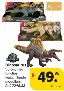 Carrefour Jurassic World Dinosaurus aanbieding