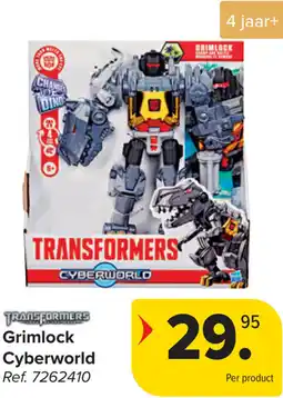 Carrefour Transformers Grimlock Cyberworld aanbieding