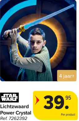 Carrefour Star Wars Lichtzwaard Power Crystal aanbieding