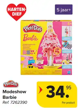 Carrefour Play-Doh Modeshow Barbie aanbieding