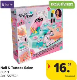 Carrefour Nail & Tattoos Salon 3 in 1 aanbieding