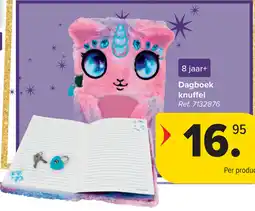 Carrefour Dagboek knuffel aanbieding