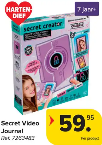 Carrefour Secret Video Journal aanbieding