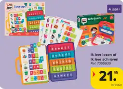 Carrefour Ik leer lezen of Ik leer schrijven aanbieding