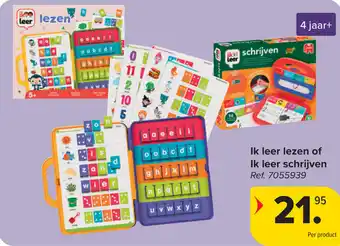 Carrefour Ik leer lezen of Ik leer schrijven aanbieding