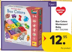 Carrefour Box Colors Montessori Baby aanbieding