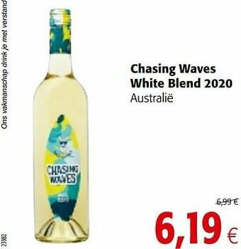 Colruyt Chasing waves white blend 2020 australië aanbieding