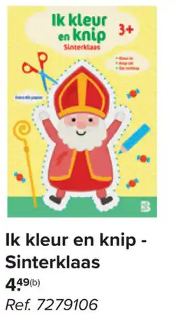 Carrefour Ik kleur en knip Sinterklaas aanbieding