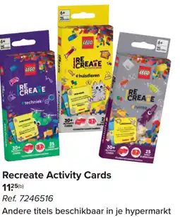 Carrefour Recreate Activity Cards aanbieding