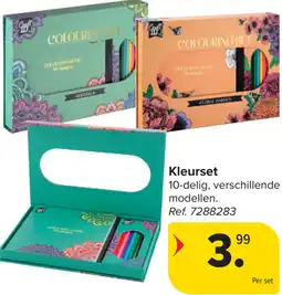 Carrefour Kleurset aanbieding