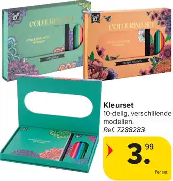 Carrefour Kleurset aanbieding