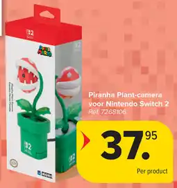 Carrefour Piranha Plant-camera voor Nintendo Switch 2 aanbieding