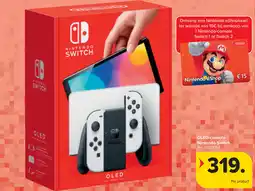Carrefour OLED-console Nintendo Switch aanbieding