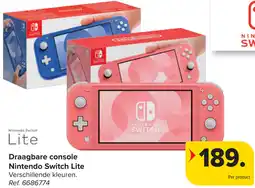 Carrefour Draagbare console Nintendo Switch Lite aanbieding