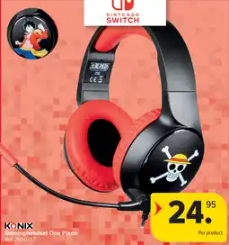 Carrefour Konix Gamingheadset One Piece aanbieding