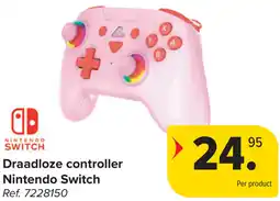 Carrefour Draadloze controller Nintendo Switch aanbieding