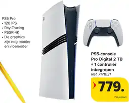 Carrefour PS5-console Pro Digital 2 TB + 1 controller inbegrepen aanbieding