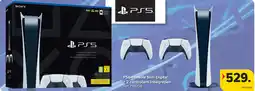 Carrefour PS5-console Slim Digital + 2 controllers inbegrepen aanbieding