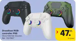 Carrefour Draadloze RGB- controller PS5 aanbieding