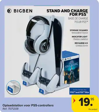 Carrefour Oplaadstation voor PS5-controllers aanbieding
